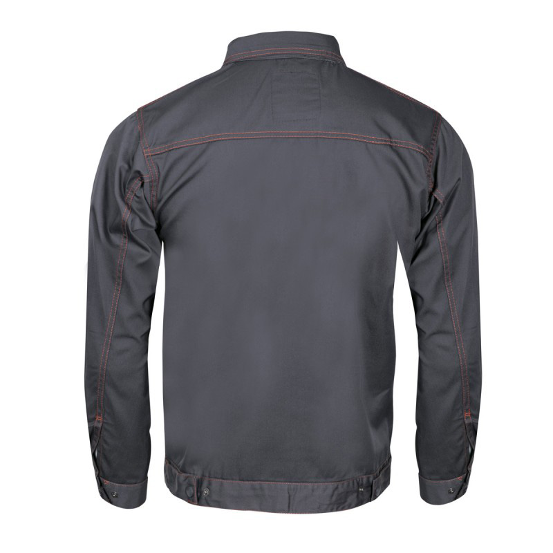 Jacheta de lucru mediu-groasa LAHTI PRO LPAB882XL, cu 5 buzunare, poliester si bumbac, masura 2XL/188, gri