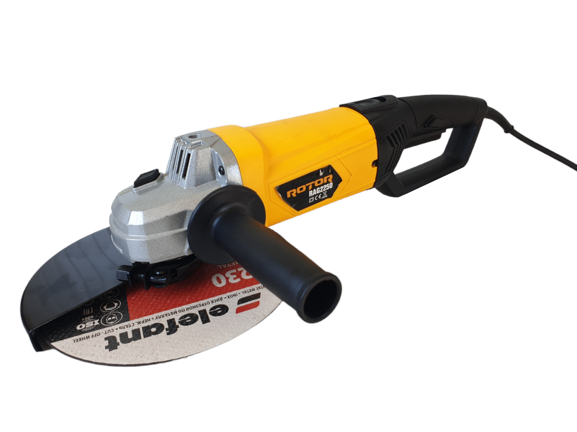 Polizor unghiular ROTOR RAG2250 12052, 2250 W, 6500 rpm, diametru disc 230 mm