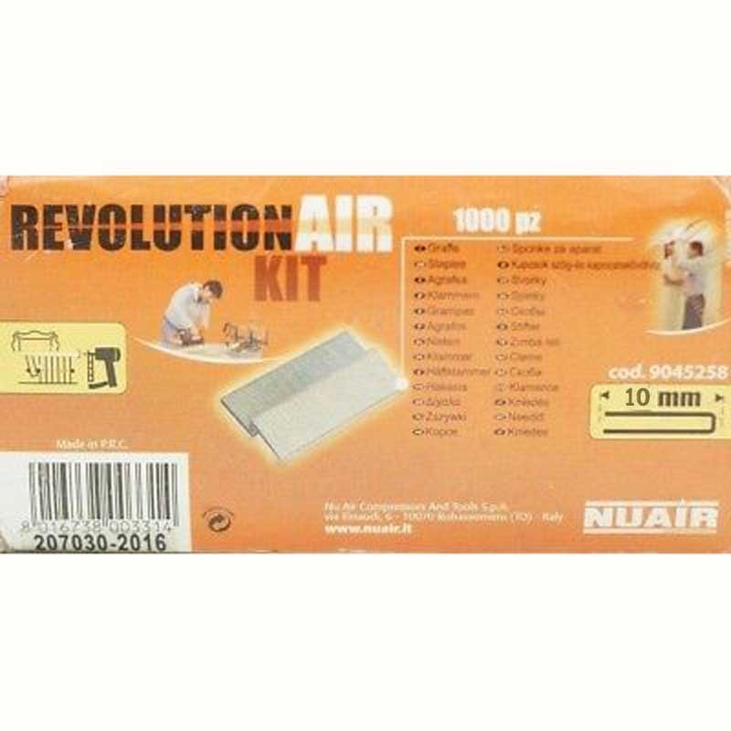 Capse zincate STANLEY 9045270, 5.7 x 16 mm, set 1000 bucati, pentru capsator pneumatic Stanley Revolution Air