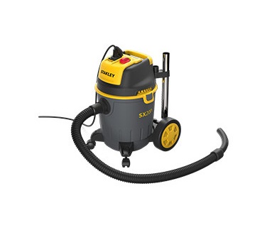 Aspirator umed/uscat STANLEY SXVC20 PTE, 1200 W, 1680 l/min, volum rezervor 20 litri, cuva plastic, 2 roti frontale pivotante