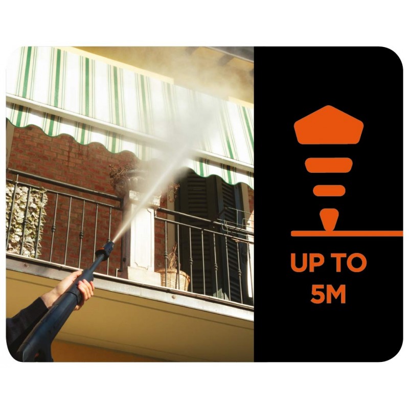 Masina de spalat cu presiune Black & Decker BXPW2500DTS, cu 2 motoare, 2500 W, 150 bar, 810 l/h