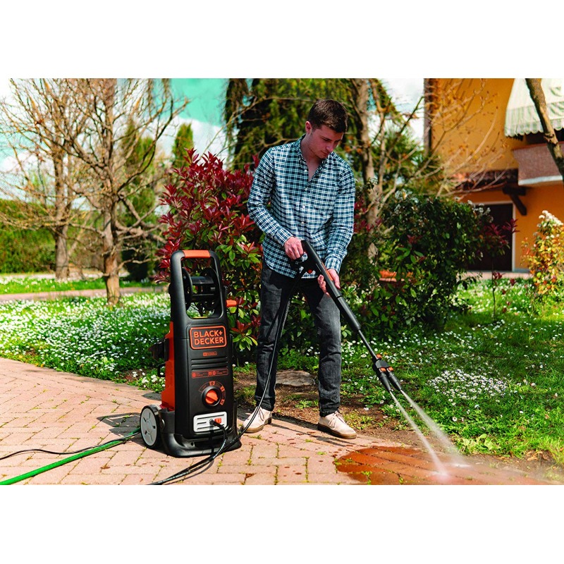 Masina de spalat cu presiune Black & Decker BXPW2500DTS, cu 2 motoare, 2500 W, 150 bar, 810 l/h