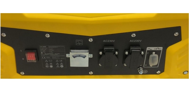 Generator de curent electric STANLEY SG2400, 2400 W, 2 x 230V / 1 x 12 V DC, 6.3 A