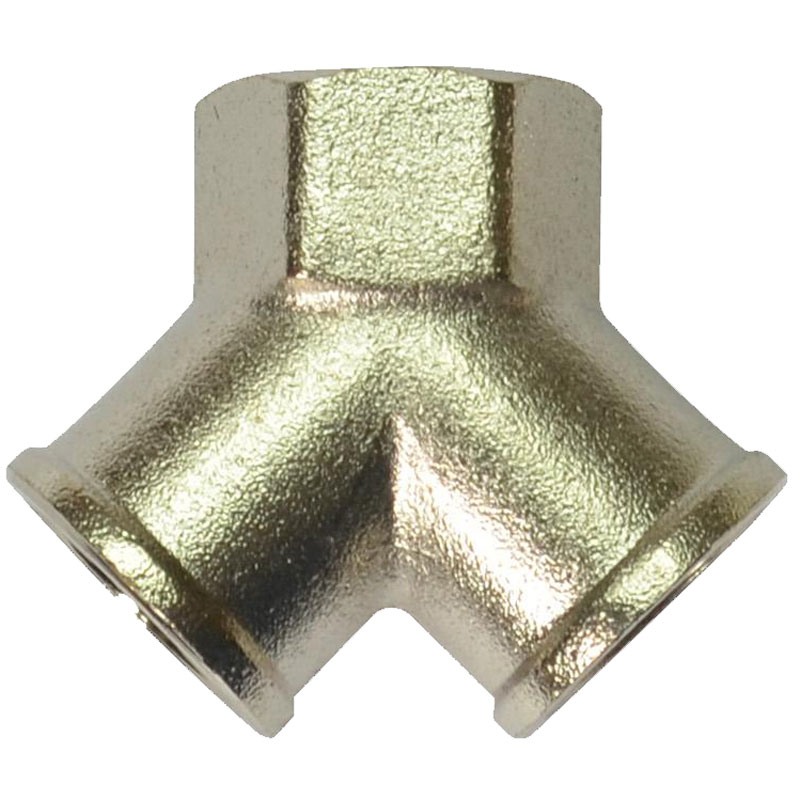 Niplu distribuitor STANLEY 156128XSTN, tip Y 2 x1/4F 3/8F + reductie 3/8M - 1/4F