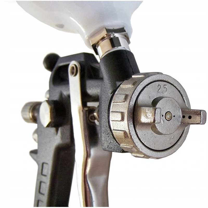 Pistol gravitational pentru grunduit STANLEY 160132XSTN, duza 2.5 mm, debit aer 141 l/min, presiune 4 bar, vas 0.5 litri