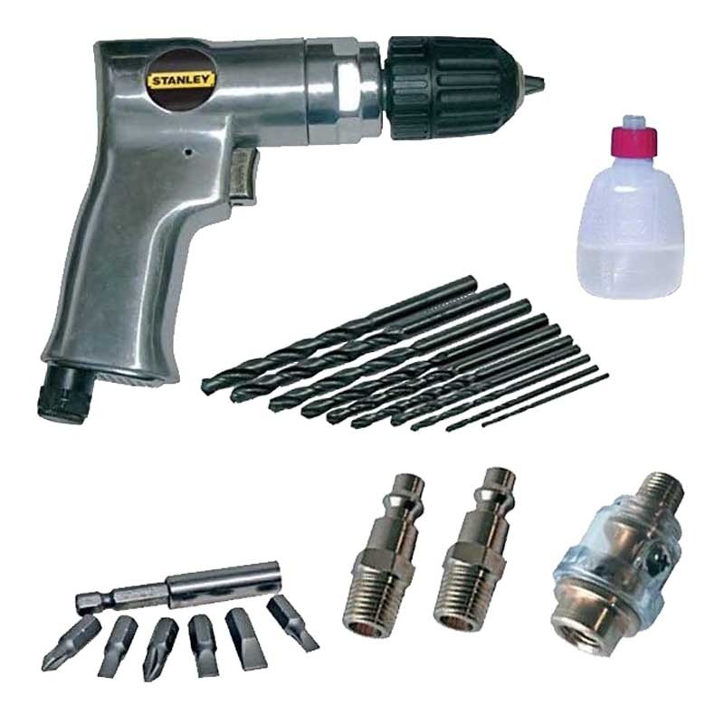Masina pneumatica de gaurit, cu accesorii, STANLEY 160189XSTN, 2000 rpm, 170 l/min, 6 bar, 1/2 inch