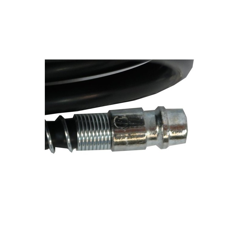 Furtun spiralat STANLEY 170020XSTN, 15 m, cu mufe rapide, din cauciuc panzat
