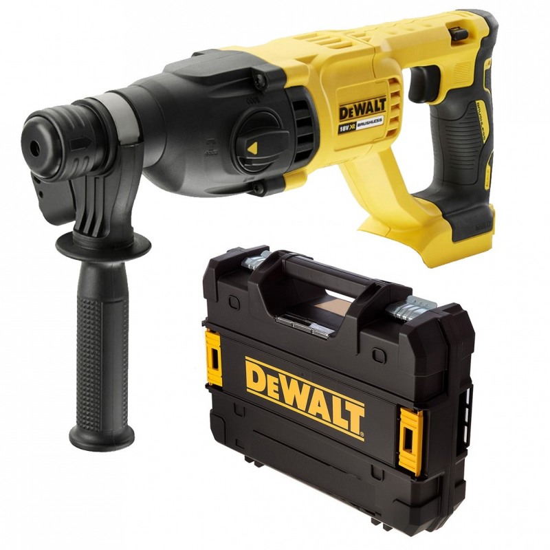 Ciocan rotopercutor DeWALT DCH133N, SDS-Plus, cu 3 moduri de lucru, 18 V, XR Li-Ion, fara acumulatori si incarcator