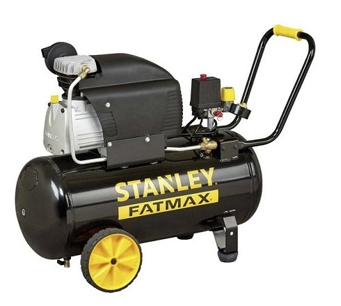 Compresor de aer orizontal STANLEY FatMax D 211/8/50S, 1500 W, 2 CP, 8 bar, 222 l/min, butelie 50 litri, profesional