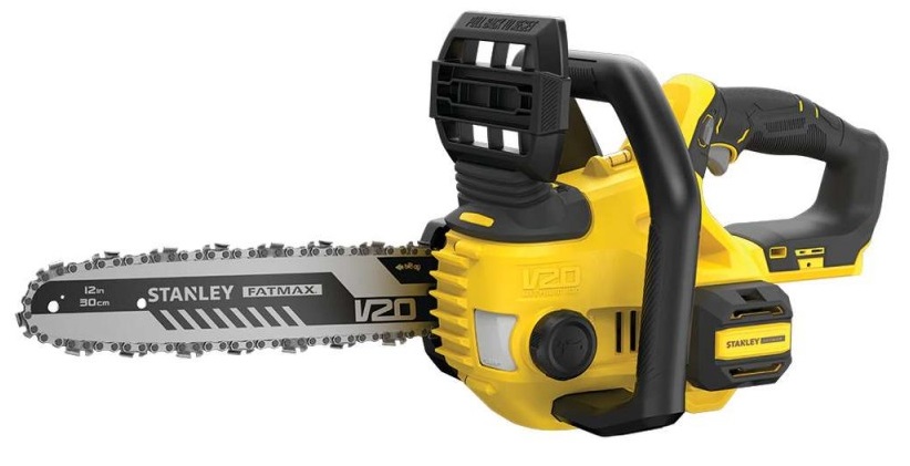 Fierastrau electric cu lant STANLEY FatMax V20 SFMCCS630B, 18V, 7.7 m/s, lama 30 cm, rezervor ulei 0.23 litri, fara acumulator, fara incarcator