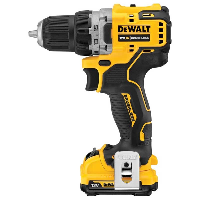 Masina de gaurit si insurubat DeWALT DCD701D2, 12 V, 2 x 2 Ah, Li-Ion