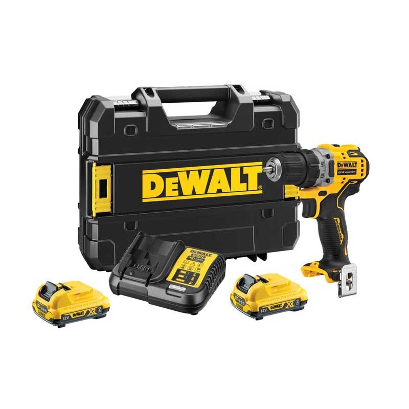 Masina de gaurit si insurubat DeWALT DCD701D2, 12 V, 2 x 2 Ah, Li-Ion