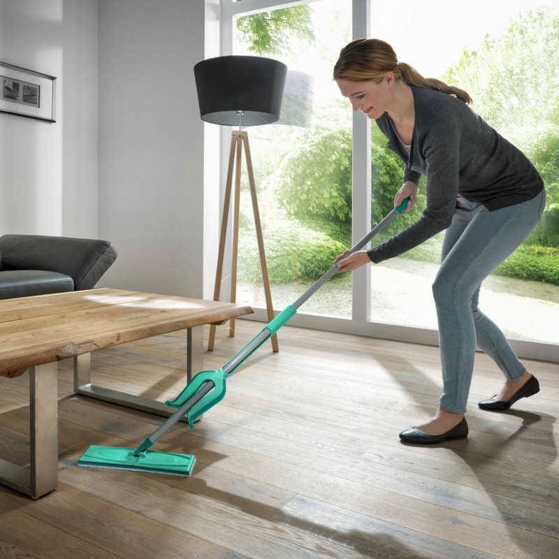 Mop telescopic pentru sters praful LEIFHEIT Picobello Micro Duo M 57029, latime stergere 33 cm, inaltime 110 cm