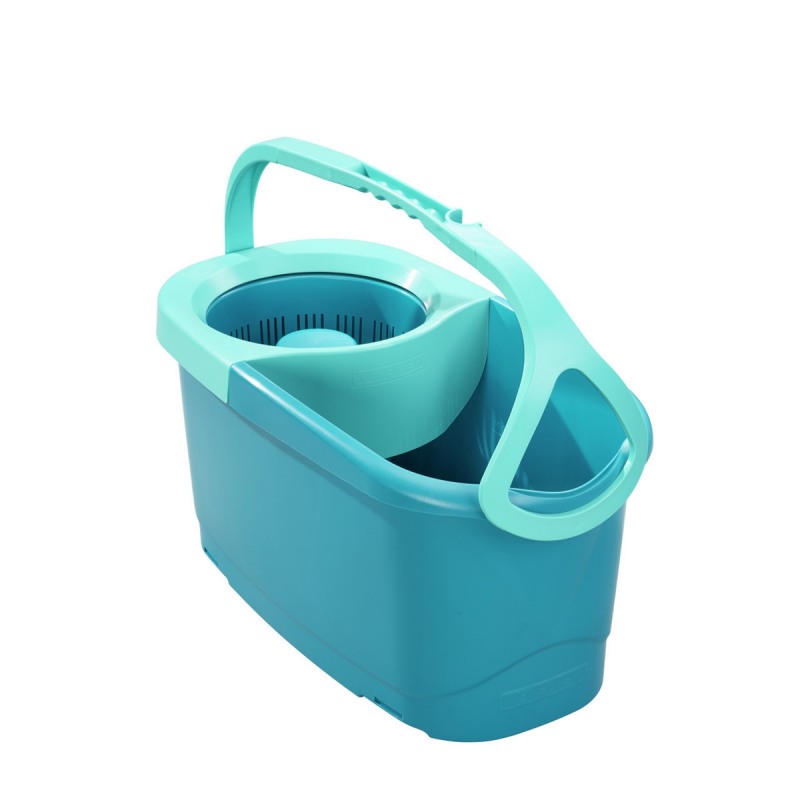 Set curatenie mop rotativ rotund LEIFHEIT Clean Twist Ergo 52101, galeata 12 litri