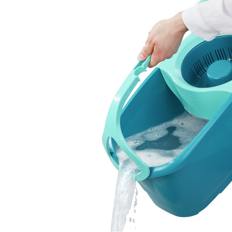 Set curatenie mop rotativ rotund LEIFHEIT Clean Twist Ergo 52101, galeata 12 litri