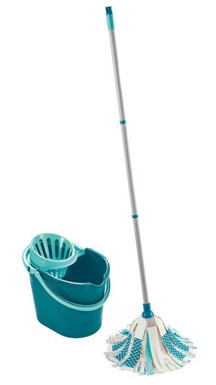 Set curatenie mop si galeata LEIFHEIT Power Mop 3 in 1 52106, galeata 12 litri