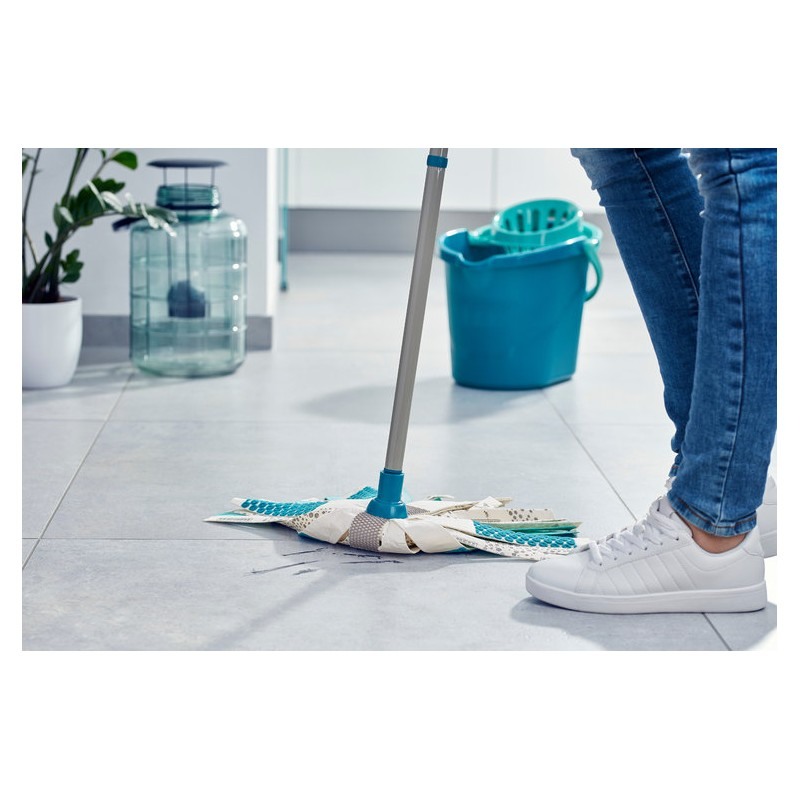 Set curatenie mop si galeata LEIFHEIT Power Mop 3 in 1 52106, galeata 12 litri