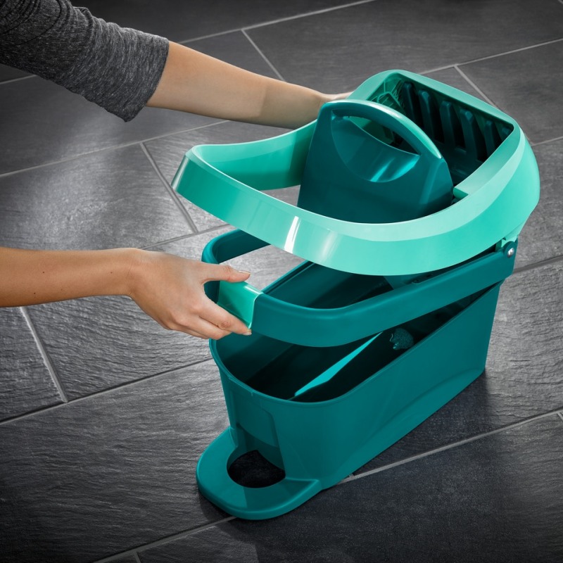 Set presa pentru mop si spalator LEIFHEIT Profi Mobil 55096, galeata 8 litri, latime curatare 42 cm