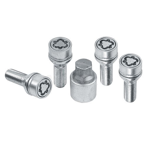 Set suruburi antifurt roti SICUSTAR VN434BIM, M14 x 1.50 x 34, hexagon, cheie 17, otel zincat