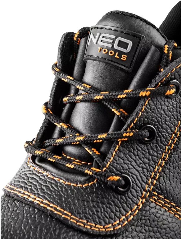 Pantofi de lucru cu bombeu metalic NEO 82-160-39NEO, S1 SRC, marimea 39, din piele, varf din otel, talpa antistatica