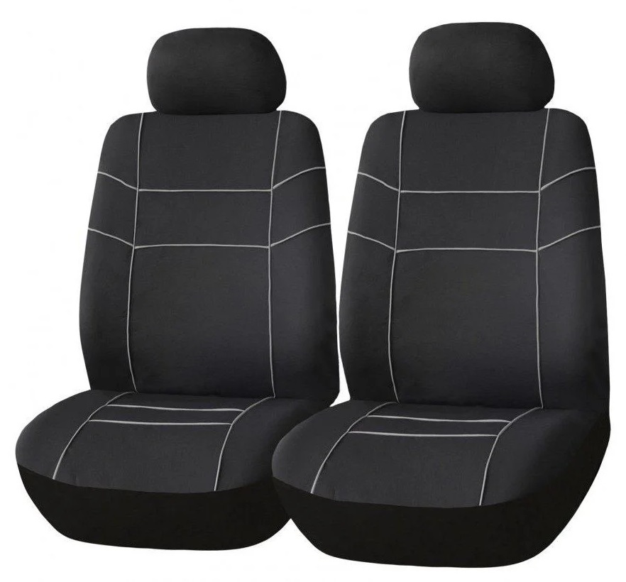 Set huse scaune auto BOTTARI Vector 10052BT, parte montare fata, universale, negru/gri