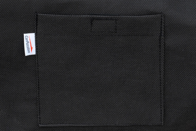 Husa de protectie pentru cutie portbagaj CARPASSION 20115CP, material textil, negru, 175-205 x 145 cm, cu banda elastica