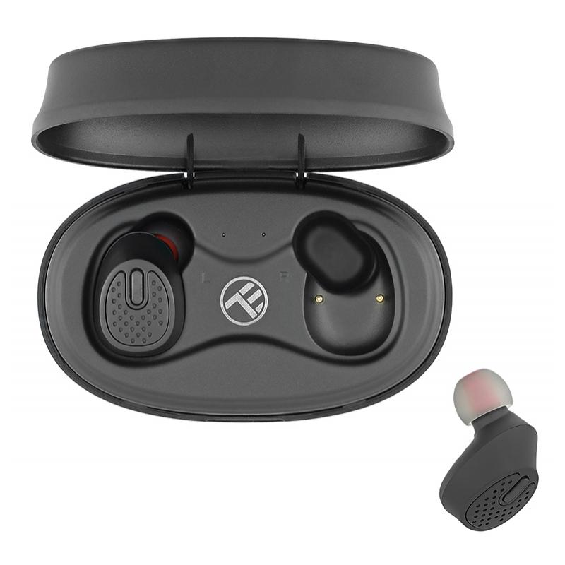 Casti audio Wireless TELLUR Mood TLL511331, cu microfon, Bluetooth, in-ear, negru