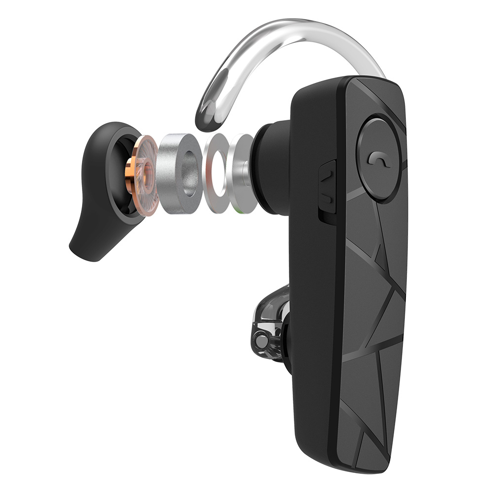 Casti audio Wireless TELLUR Vox TLL511321, cu microfon, Bluetooth, in-ear, negru
