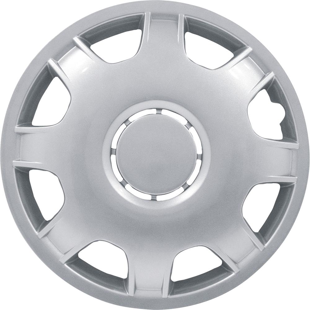 Set 4 capace roti PETEX Speed RB514216, plastic ABS, 16 inch, argintiu