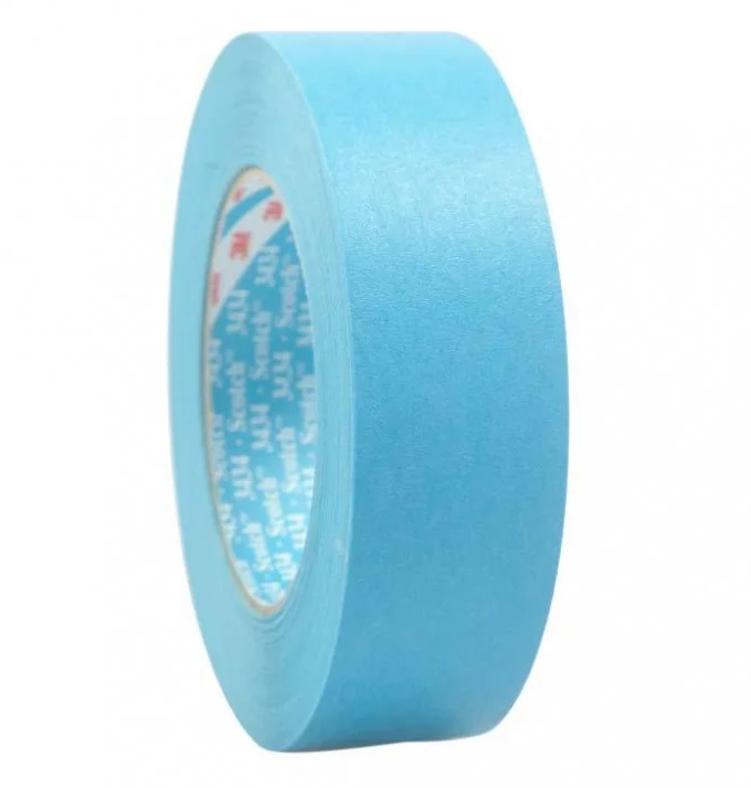 Banda pentru mascare 3M High Performance Masking Tape 3434 07893, 30 mm x 50 metri, rezistenta la apa si la solventi