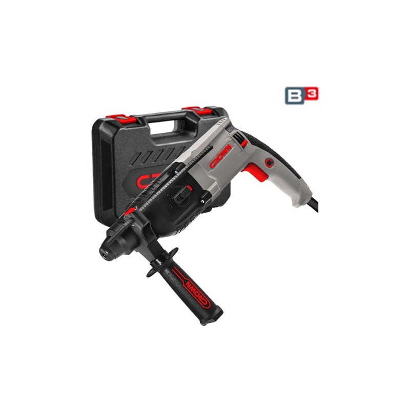 Ciocan rotopercutor CROWN CT18108BMC, SDS Plus, 3.4 J, 800 W