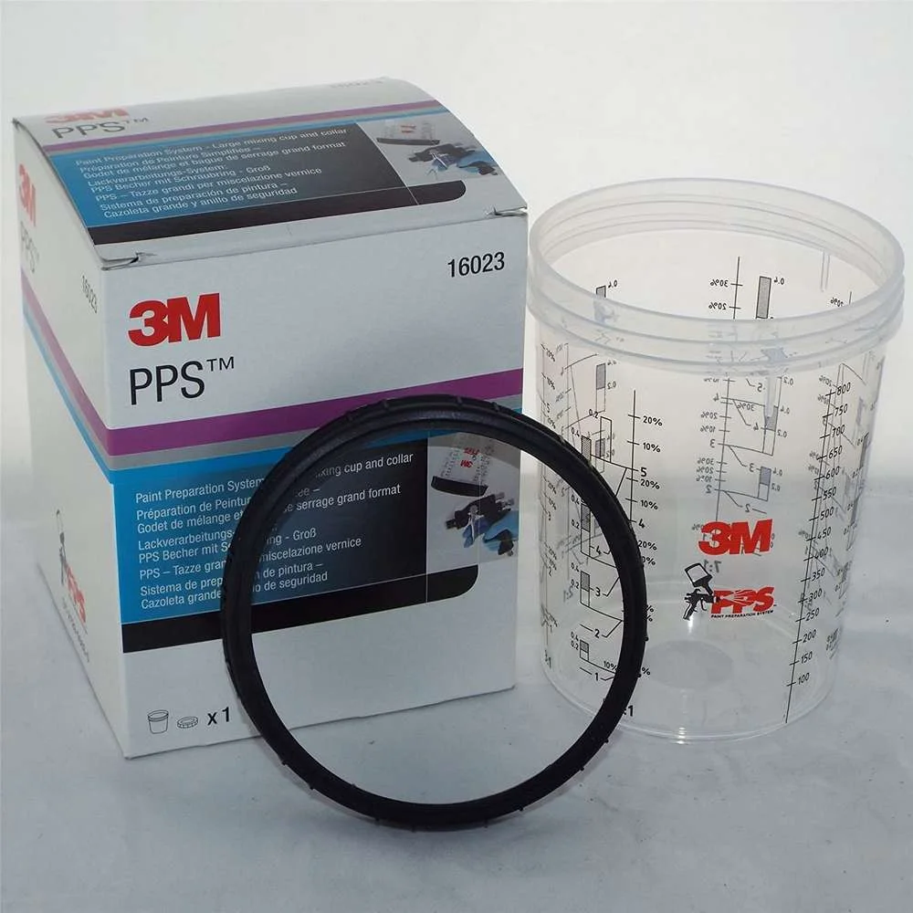 Pahar gradat pentru mixare cu manson 3M PPS 16023, volum 850 ml, din plastic