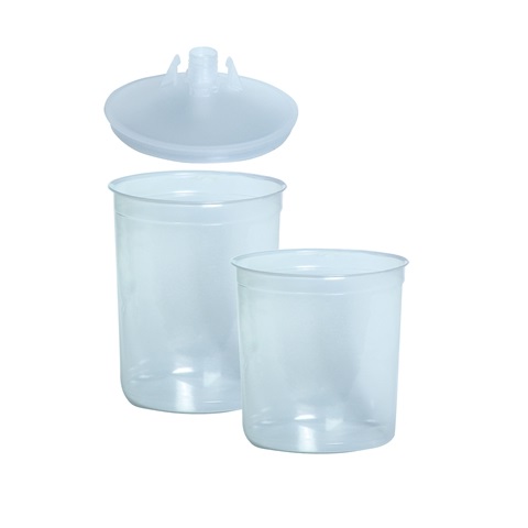 Set 25 pahare mixare vopsea cu capac 3M 16740, 900 ml, filtru 125 microni