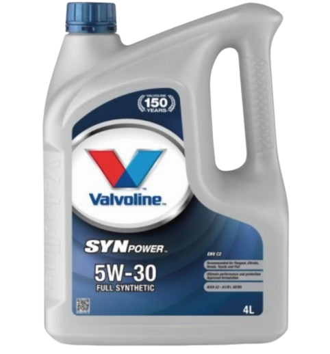 Ulei motor VALVOLINE SYNPOWER ENV C2 5W30 V530SPENVC2/4, volum 4 litri, sintetic