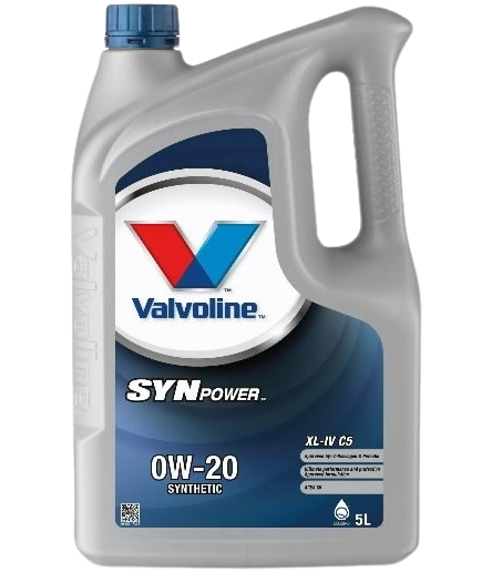 Ulei motor VALVOLINE SYNPOWER XL-IV C5 0W20 V020SPXL4C5/5, volum 5 litri, sintetic