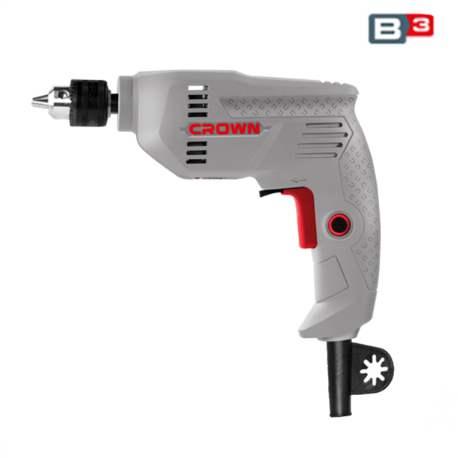 Masina de gaurit profesionala CROWN CT10126C, 400 W, mandrina rapida