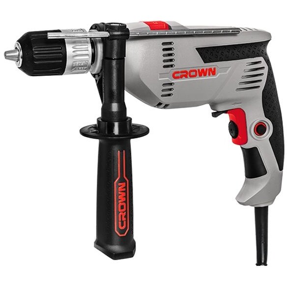 Masina de gaurit cu percutie CROWN CT10128C, profesionala, 600 W, mandrina rapida