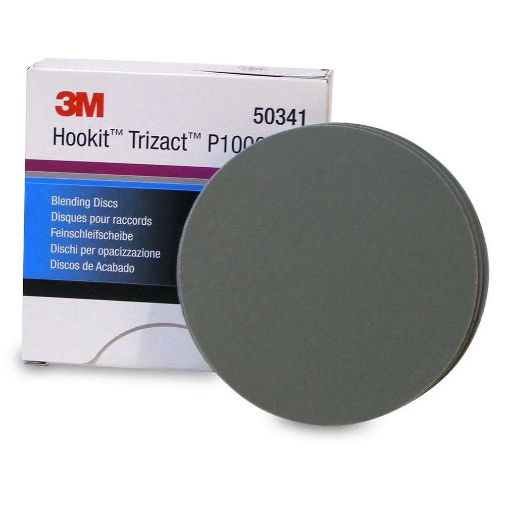 Disc abraziv 3M Trizact Hookit Blending 50341, granulatie P1000, 150 mm