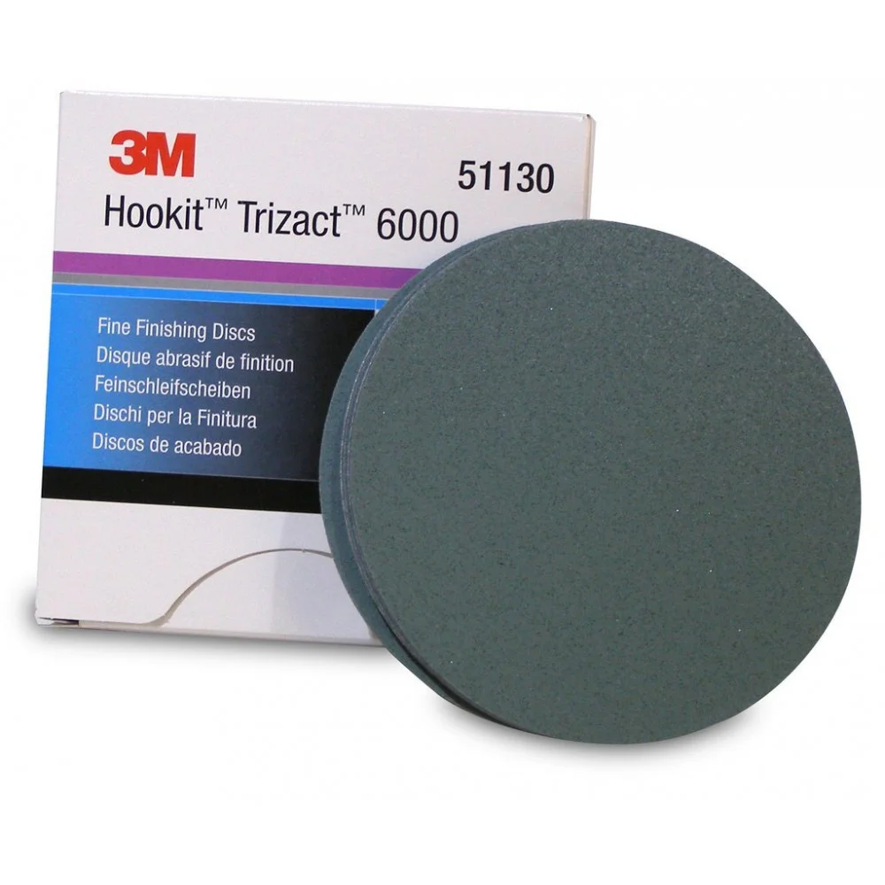 Disc abraziv 3M Trizact Hookit 51130, granulatie P6000, 150 mm
