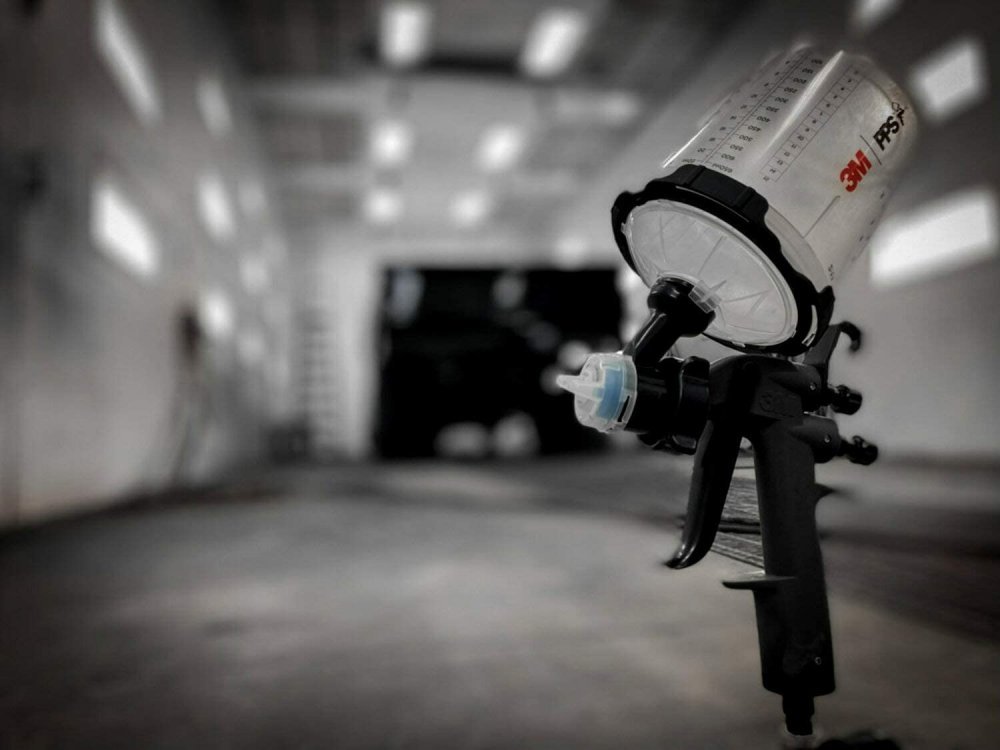 Pistol de vopsit 3M Performance Spray Gun 26832, fara duze, consum aer 370 L/min, cupla 1/4 inch