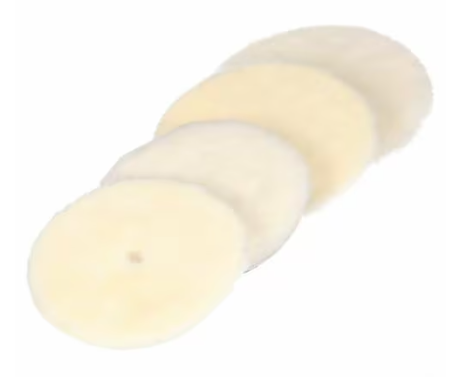 Disc din blana de miel pentru polish 3M Perfect-It 34121, mediu, 130 mm, alb