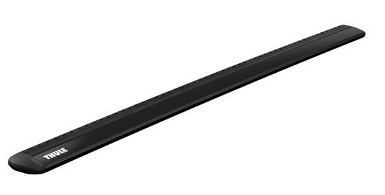 Set 2 bare transversale din aluminiu THULE WingBar EVO 711120, profil aerodinamic, lungime 108 cm, negru