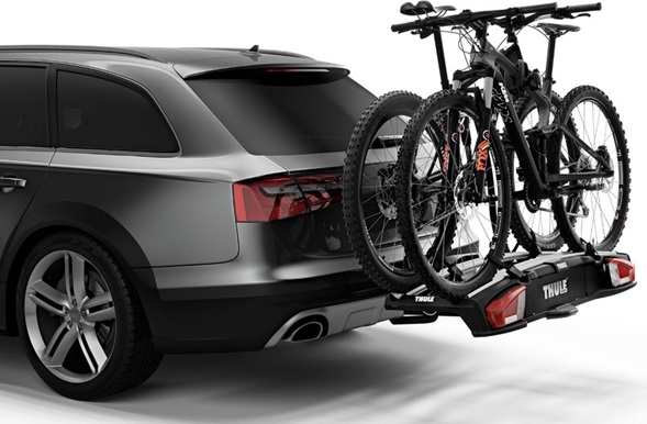 Suport auto pentru 2 biciclete THULE VeloSpace XT 938000, prindere pe carligul de remorcare, capacitate maxima incarcare 60 kg, alimentare 13 pini