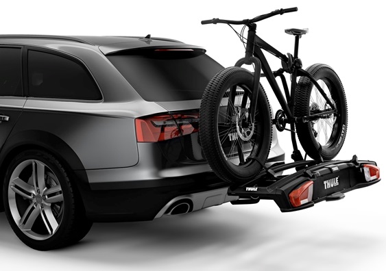Suport auto pentru 2 biciclete THULE VeloSpace XT 938001, prindere pe carligul de remorcare, negru, capacitate incarcare 60 kg, alimentare 13 pini