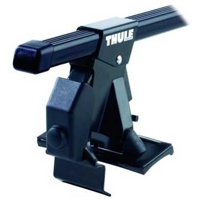 Set 2 picioare prindere bare transversale THULE Gutterless 950000, negru, pentru autovehicule fara bare longitudinale