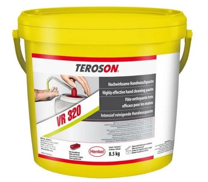 Pasta pentru curatare maini TEROSON VR 320 2185111, 8.5 kg, cu rumegus moale, biodegradabila