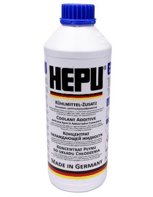 Antigel concentrat HEPU P999 G11, volum 1.5 litri, albastru
