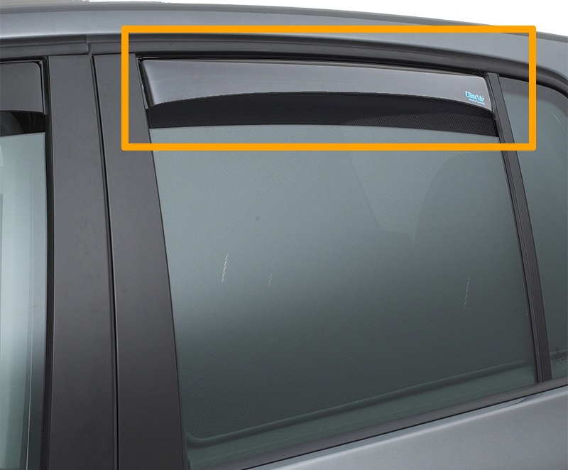 Set 2 paravanturi auto fumurii CLIMAIR CLI0044165, partea montare spate, pentru Opel Insignia, 4-5 usi, 2008-2017