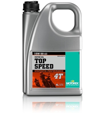 Ulei motor MOTOREX Top Speed 4T 15W50 MTR 304975, volum 4 litri, sintetic