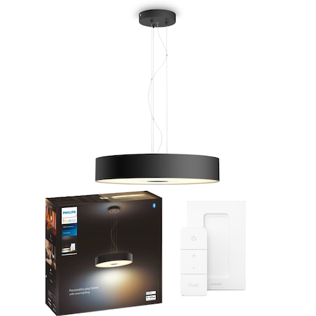 Lustra LED inteligenta PHILIPS 000008719514341296, Hue Fair, Bluetooth, ZigBee Light Link, 25 W, 2900 lm, 2200-6500 K, intrerupator cu variator inclus